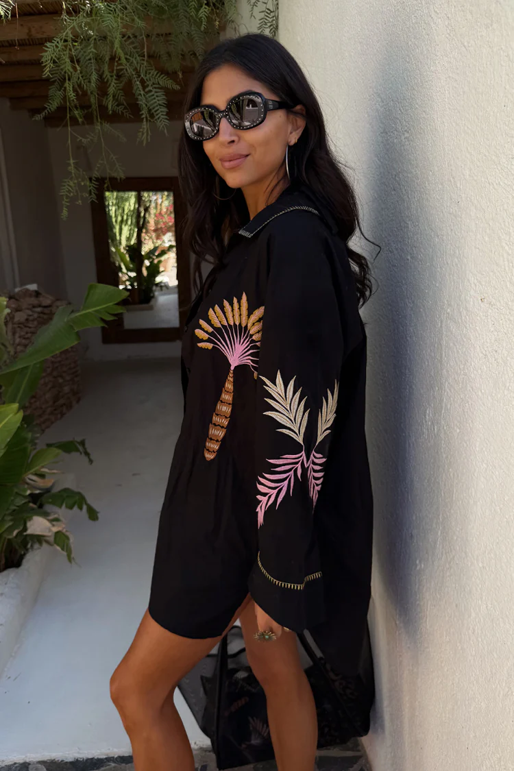 3582-black-palm-embroidered-shirt-5.webp Black Palm Embroidered Shirt