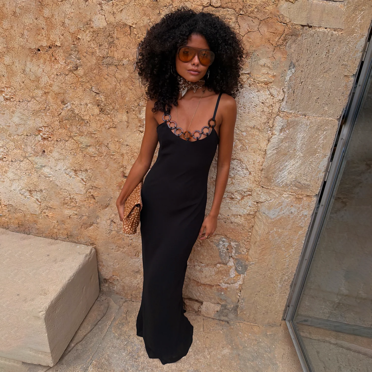 359-black-sapna-dress-with-ring-detail-1.webp Black Sapna Dress with Ring Detail