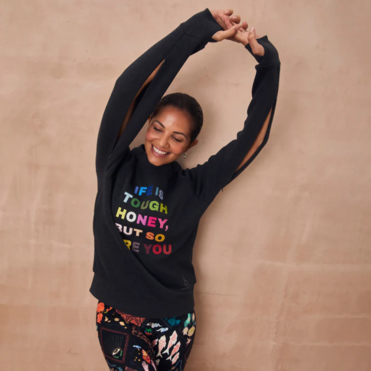 3626-charcoal-life-is-tough-honey-sweatshirt-1.webp Charcoal Life is Tough Honey Sweatshirt