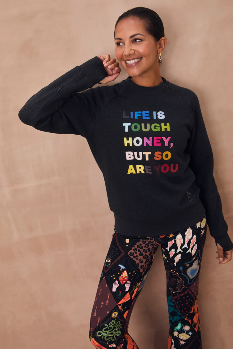 3626-charcoal-life-is-tough-honey-sweatshirt-5.webp Charcoal Life is Tough Honey Sweatshirt