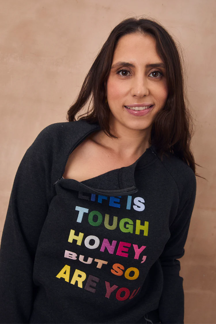 3626-charcoal-life-is-tough-honey-sweatshirt-6.webp Charcoal Life is Tough Honey Sweatshirt