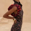 Cherry Leopard Remi Dress