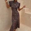 Cherry Leopard Remi Dress