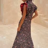 Cherry Leopard Remi Dress