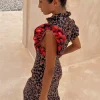 Cherry Leopard Remi Dress