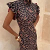 Cherry Leopard Remi Dress