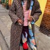 Navy Abstract Coat