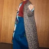 Navy Abstract Coat
