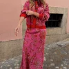 Pink Paisley Dorris Skirt