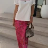 Pink Paisley Dorris Skirt