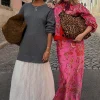 Pink Paisley Dorris Skirt
