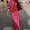 Pink Paisley Dorris Skirt