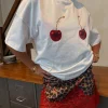 Cherry Leopard Mini Maeva Skirt