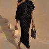 4203-black-tilly-dress-with-gold-foil-3.jpg Black Tilly Dress with Gold Foil