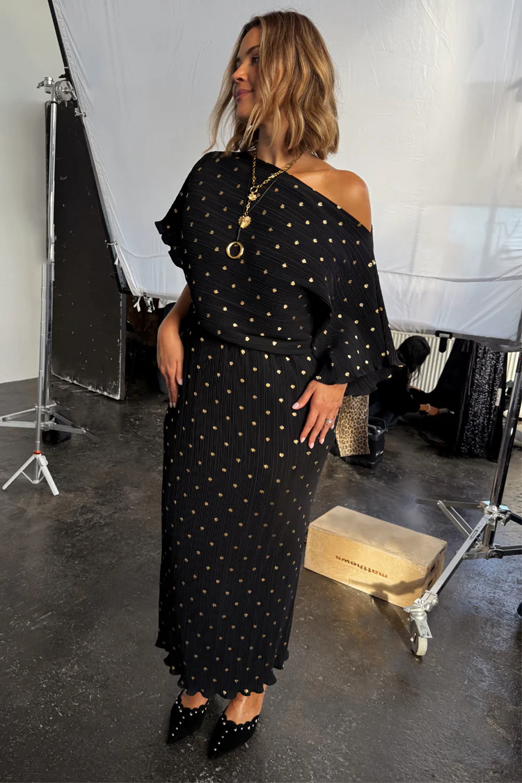 4203-black-tilly-dress-with-gold-foil-9.webp Black Tilly Dress with Gold Foil