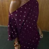 Burgundy Tilly Dress