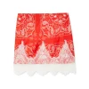 Red Bandana Lace Maeva Skirt