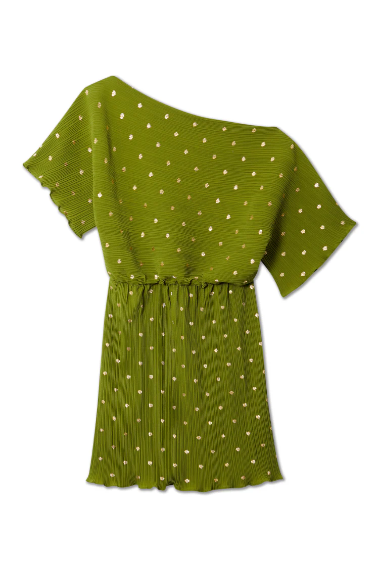 4320-khaki-mini-plisse-tilly-dress-6.webp Khaki Mini Plisse Tilly Dress