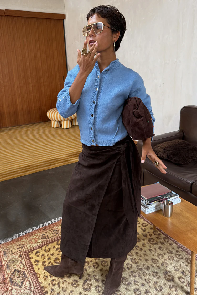 4410-chocolate-suede-jaspre-skirt-4.webp Chocolate Suede Jaspre Skirt