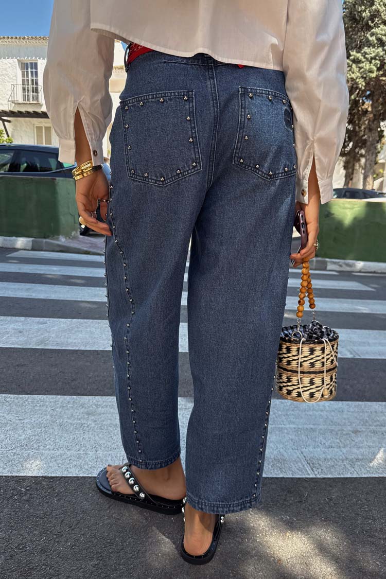 4549-blue-studded-barrel-jeans-12.jpg Blue Studded Barrel Jeans
