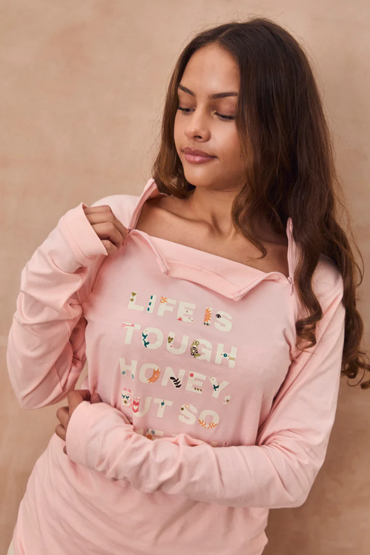 4703-pink-life-is-tough-long-sleeve-accessible-t-shirt-6.webp Pink Life is Tough Long Sleeve Accessible T-Shirt