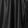 Black Vegan Leather Mini Fringe Jaspre Skirt