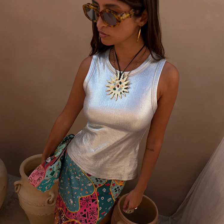 4841-silver-ribbed-tank-top-1.webp Silver Ribbed Tank Top