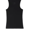 Black Ribbed Tank