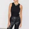 Black Ribbed Tank