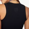 Black Ribbed Tank
