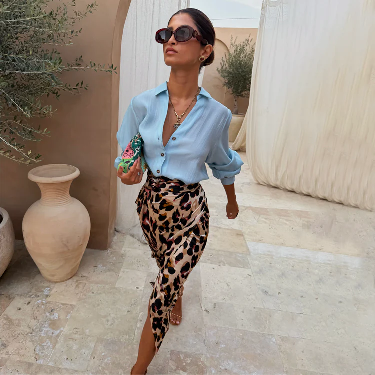 4891-brown-leopard-jaspre-skirt-1.webp Brown Leopard Jaspre Skirt