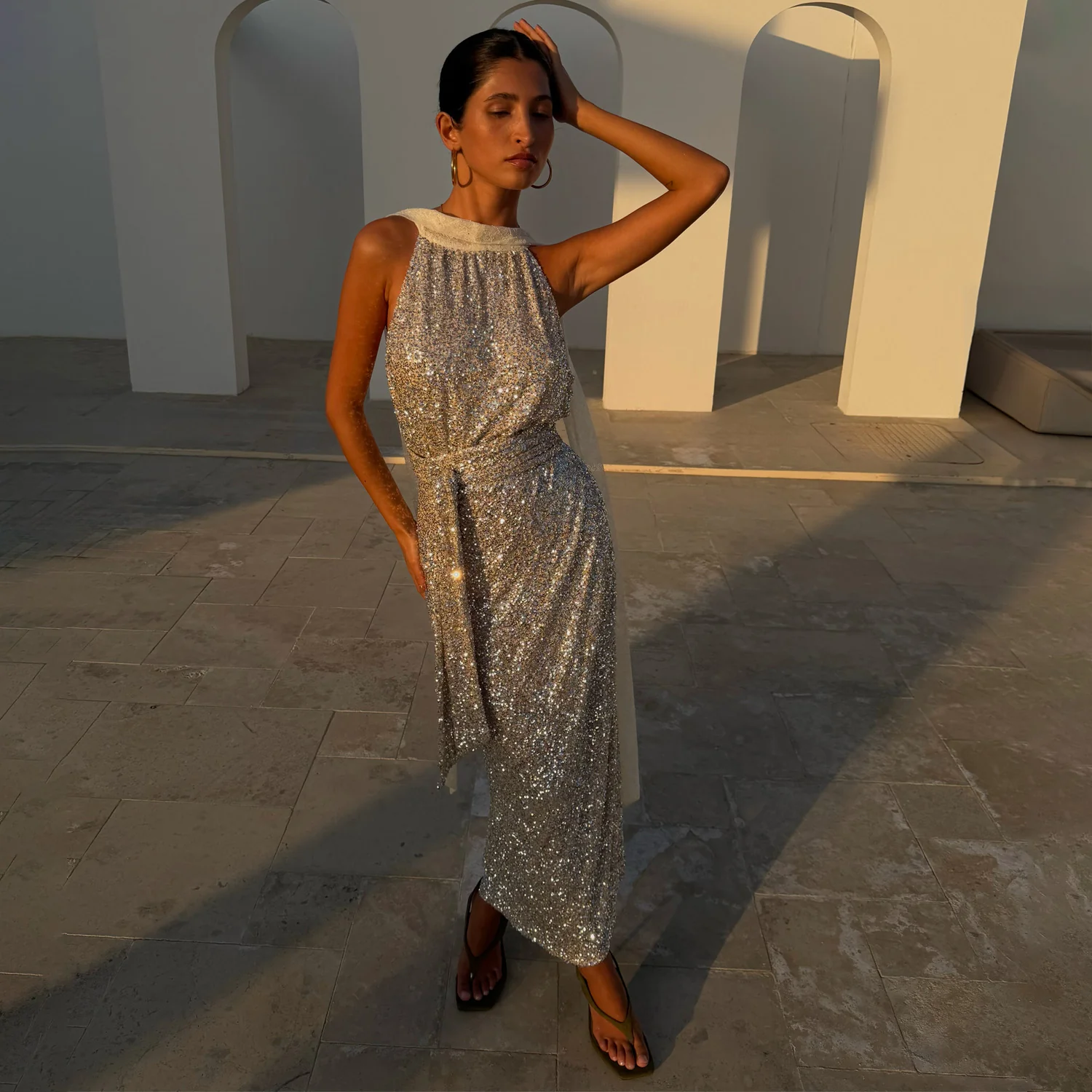 4967-sequin-maxi-wrap-jaspre-skirt-1.webp Sequin Maxi Wrap Jaspre Skirt