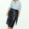 5110-black-vegan-leather-wrap-skirt-5.webp Black Vegan Leather Wrap Skirt