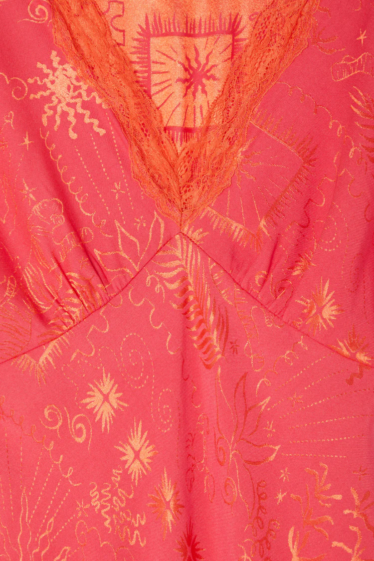 Pink Safari Thea Maxi Dress