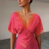 Pink Safari Thea Maxi Dress