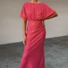 Pink Safari Thea Maxi Dress