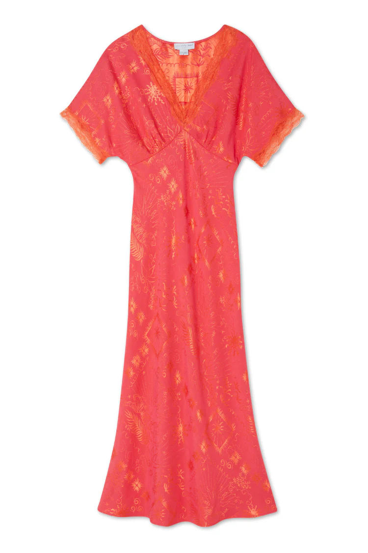 Pink Safari Thea Maxi Dress