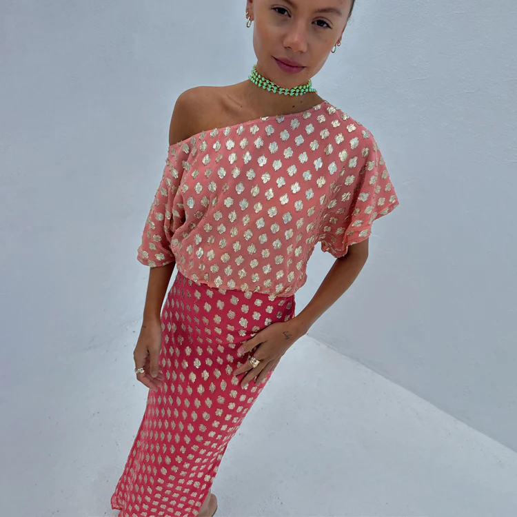 5271-dir-1679091c5a88-6-variation-1.webp Pink and Red Jacquard Tilly Dress