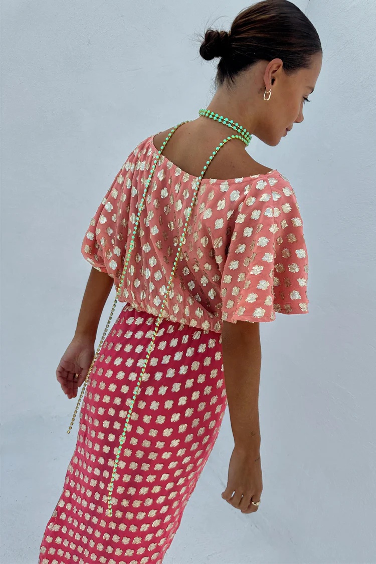 5271-dir-1679091c5a88-6-variation-8.webp Pink and Red Jacquard Tilly Dress