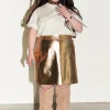 5284-dir-1679091c5a88-6-variation-5.webp Gold Vegan Leather Mini Wrap skirt