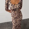 Leopard Iris Dress