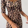 Leopard Iris Dress