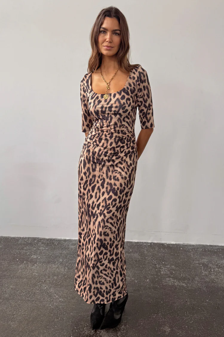 Leopard Iris Dress