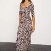 Leopard Iris Dress