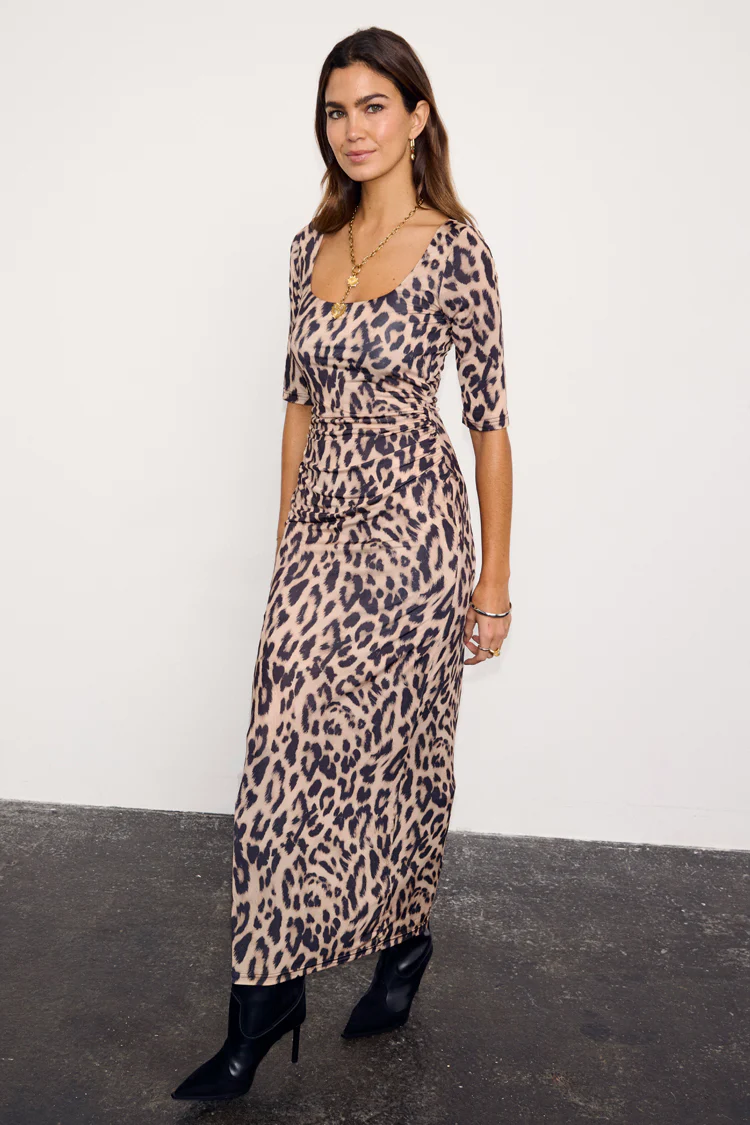 Leopard Iris Dress