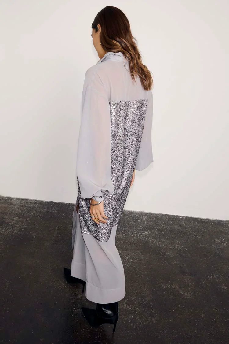 5462-gunmetal-sequin-lila-shirt-dress-7.webp Gunmetal Sequin Lila Shirt Dress