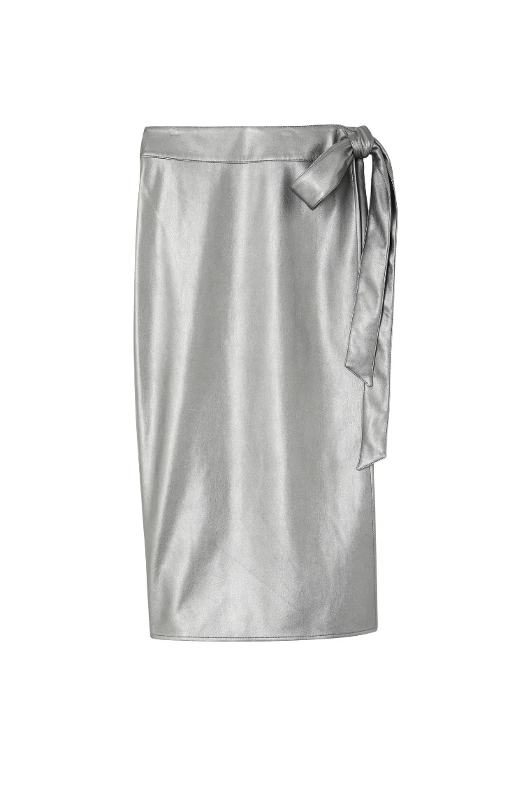 5475-gunmetal-vegan-leather-jaspre-skirt-8.webp Gunmetal Vegan Leather Jaspre Skirt