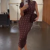 5509-chocolate-plisse-desiree-dress-4.webp Chocolate Plisse Desiree Dress