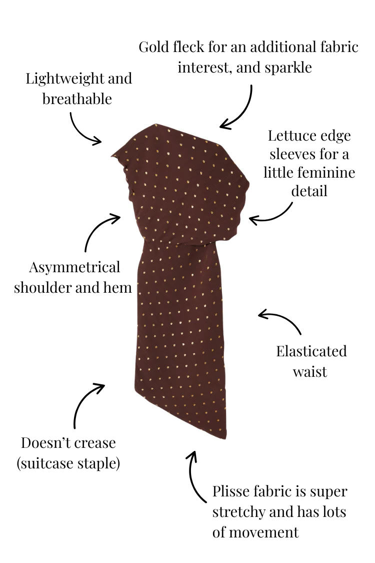 5509-chocolate-plisse-desiree-dress-7.webp Chocolate Plisse Desiree Dress