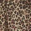 Leopard Lucia Scallop Pocket Long Shorts
